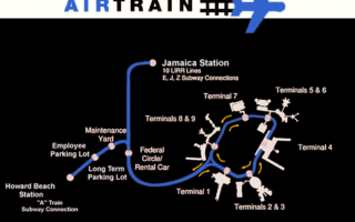Se rendre a Manhattan de l&rsquo;aéroport JFK en Air Train et métro